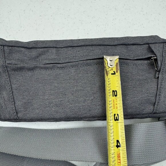 WATERFLY Fanny Pack Chest Bag Lightweight Adjustable Belt Zip Pockets Gray - Picture 10 of 13
